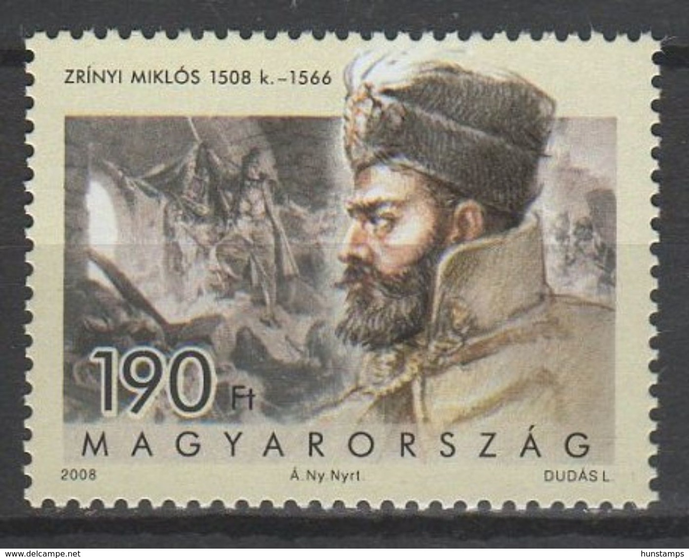 Hungary 2008. Famous Peoples: Miklos Zrinyi Stamp Michel: 5308 MNH (**) - Ungebraucht