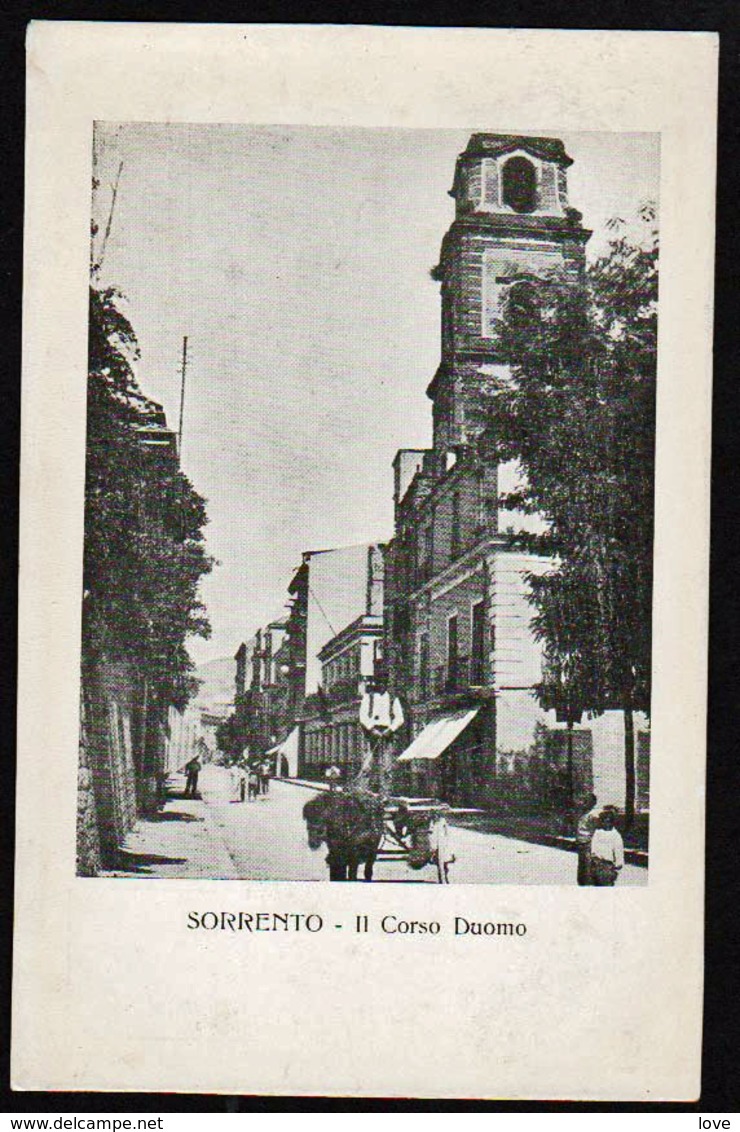 NAPOLI Et SORRENTO (Province De Naples) Bon Lot De 3 Belles Cartes: Piazza S. Ferdinando, Il Corso Duomo, Piazza Tasso. - Napoli (Naples)