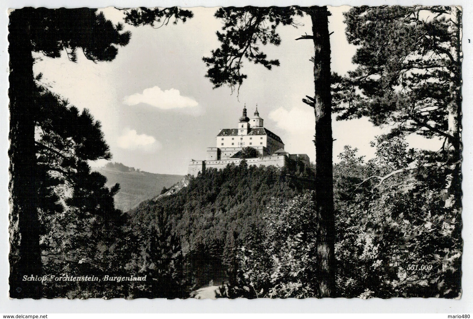 C.P.  PICCOLA    SCHLOSS  FORCHTENSTEIN  ---  BURGENLAND       2 SCAN    (VIAGGIATA) - Forchenstein