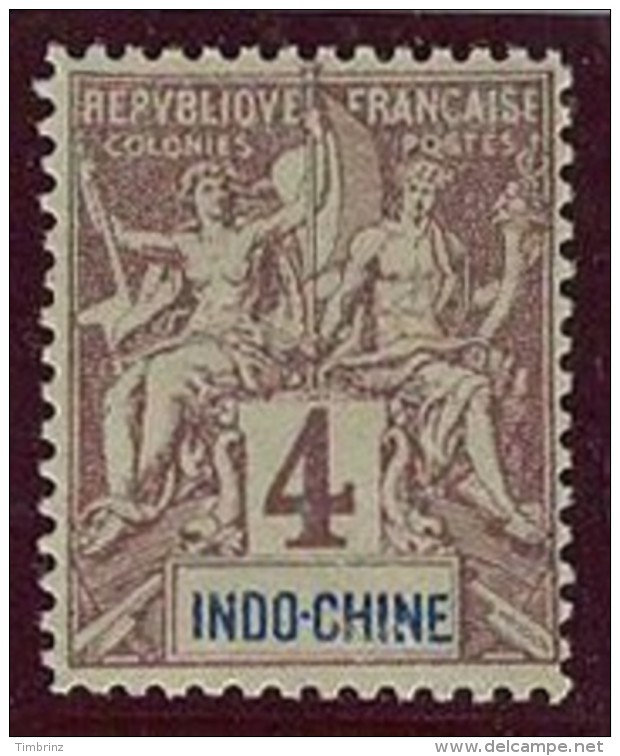 INDOCHINE  - Yv. 5  - Type Groupe - Faux De Fournier  ..Réf.AFA22816 - Neufs