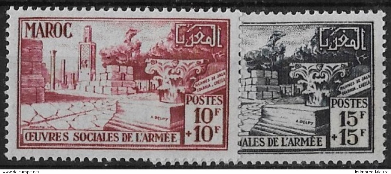 ⭐ Maroc - YT N° 294 Et 295 ** - Neuf Sans Charnière - 1950 ⭐ - Neufs