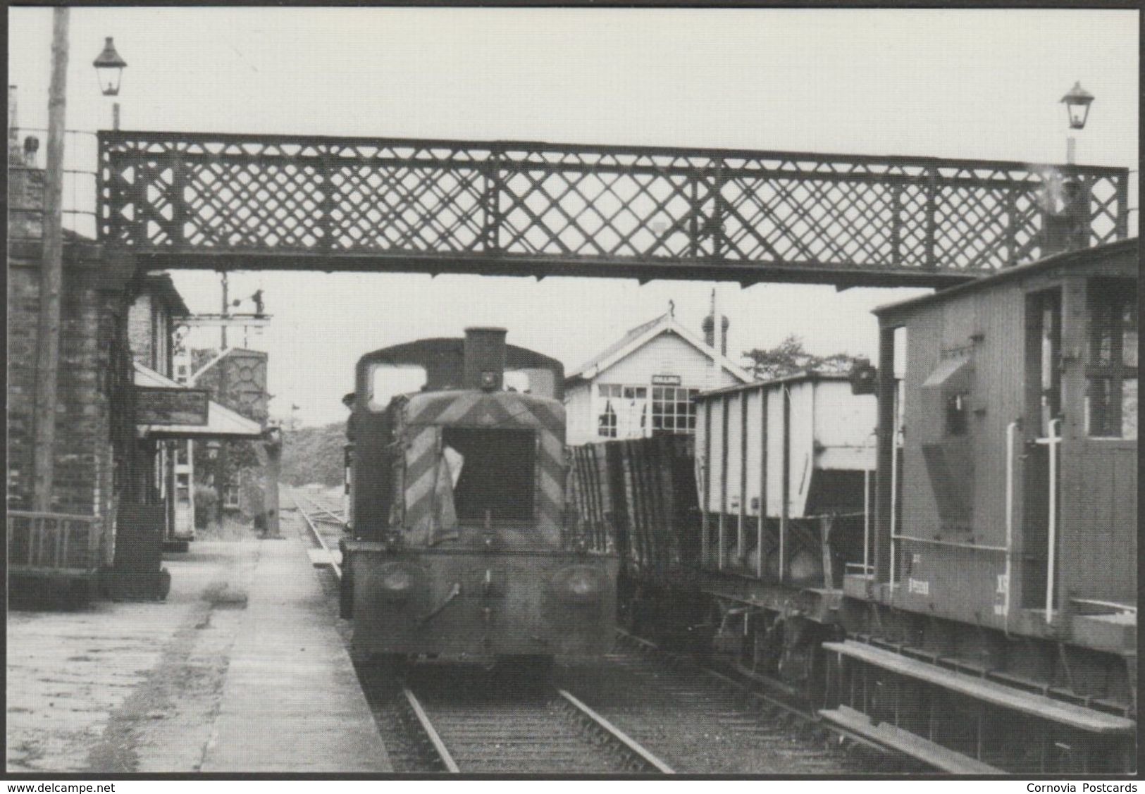 British Rail Engine No D2110 At Gilling, Yorkshire, 1963 - Joanes Postcard - Trains