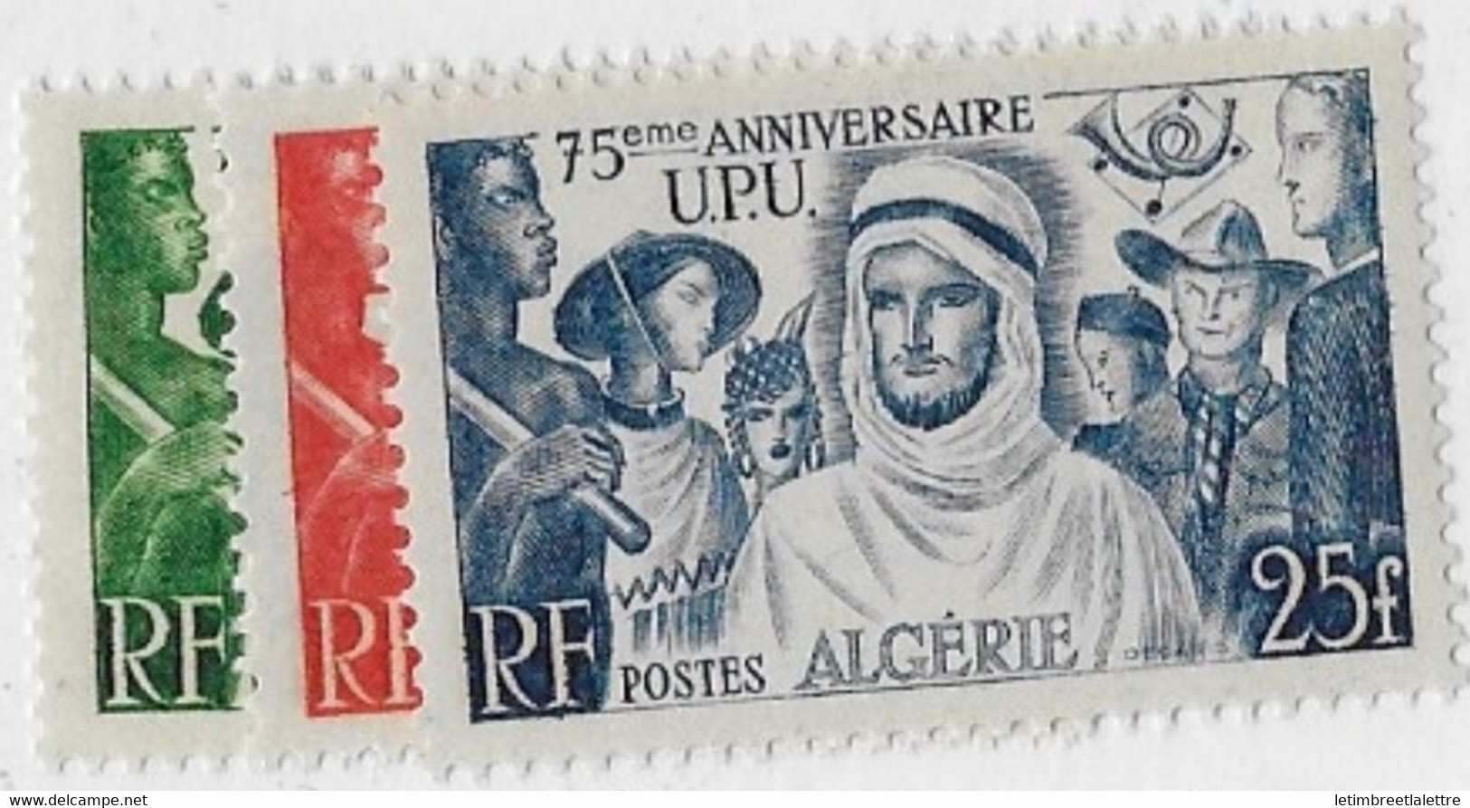 ⭐ Algérie - YT N° 276 à 278 ** - Neuf Sans Charnière - 1949 ⭐ - Unused Stamps