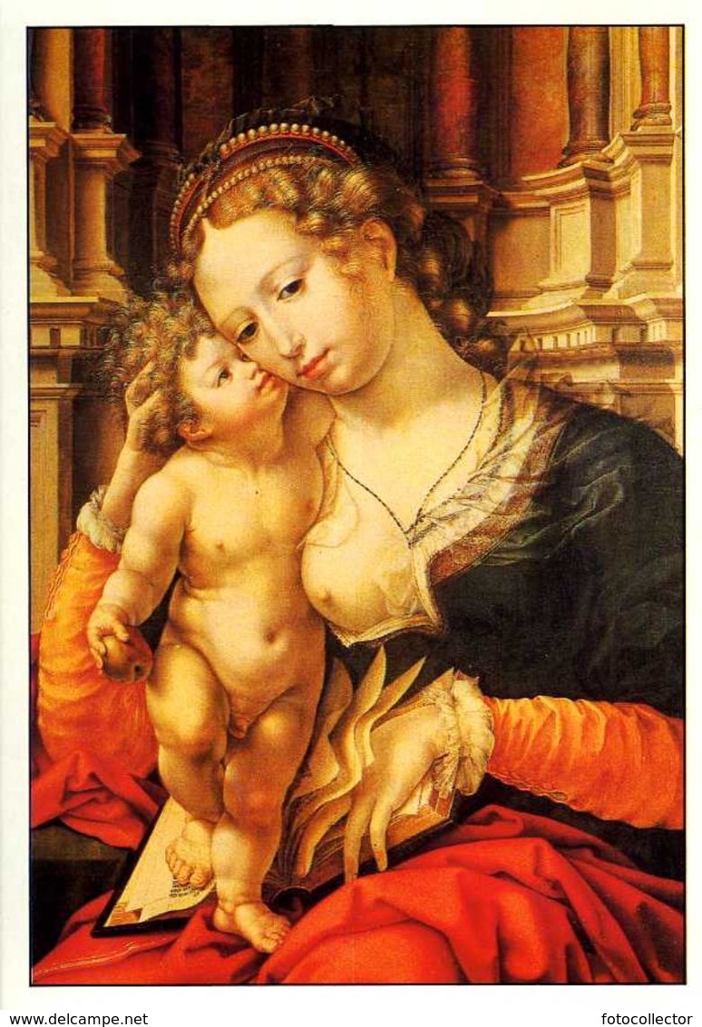 Peinture : Vierge à L'enfant Par Jean Gossaert Dit Mabuse - Other & Unclassified