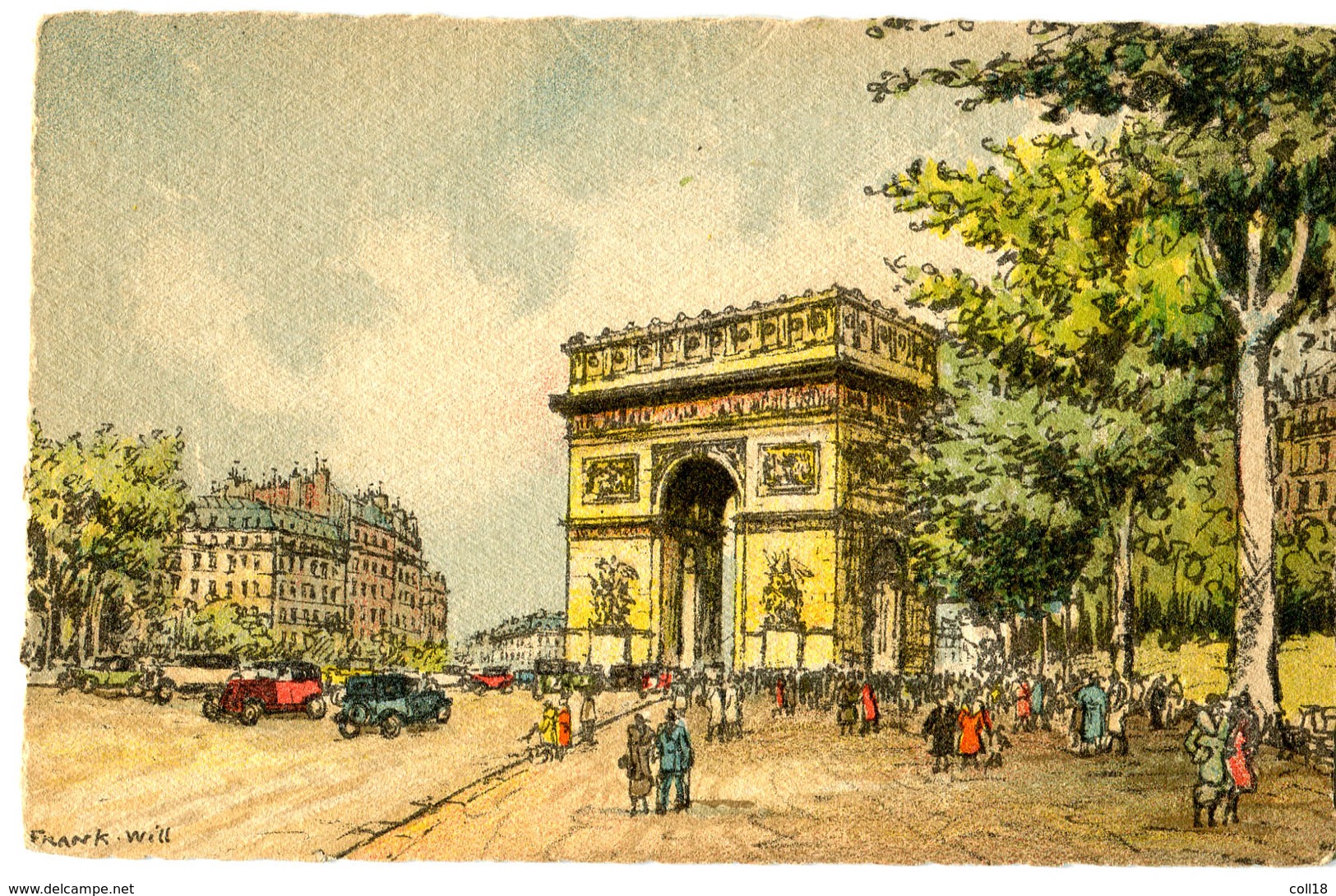 CPA 75 PARIS Arc De Triomphe -  Frank Will 1930 - Arc De Triomphe