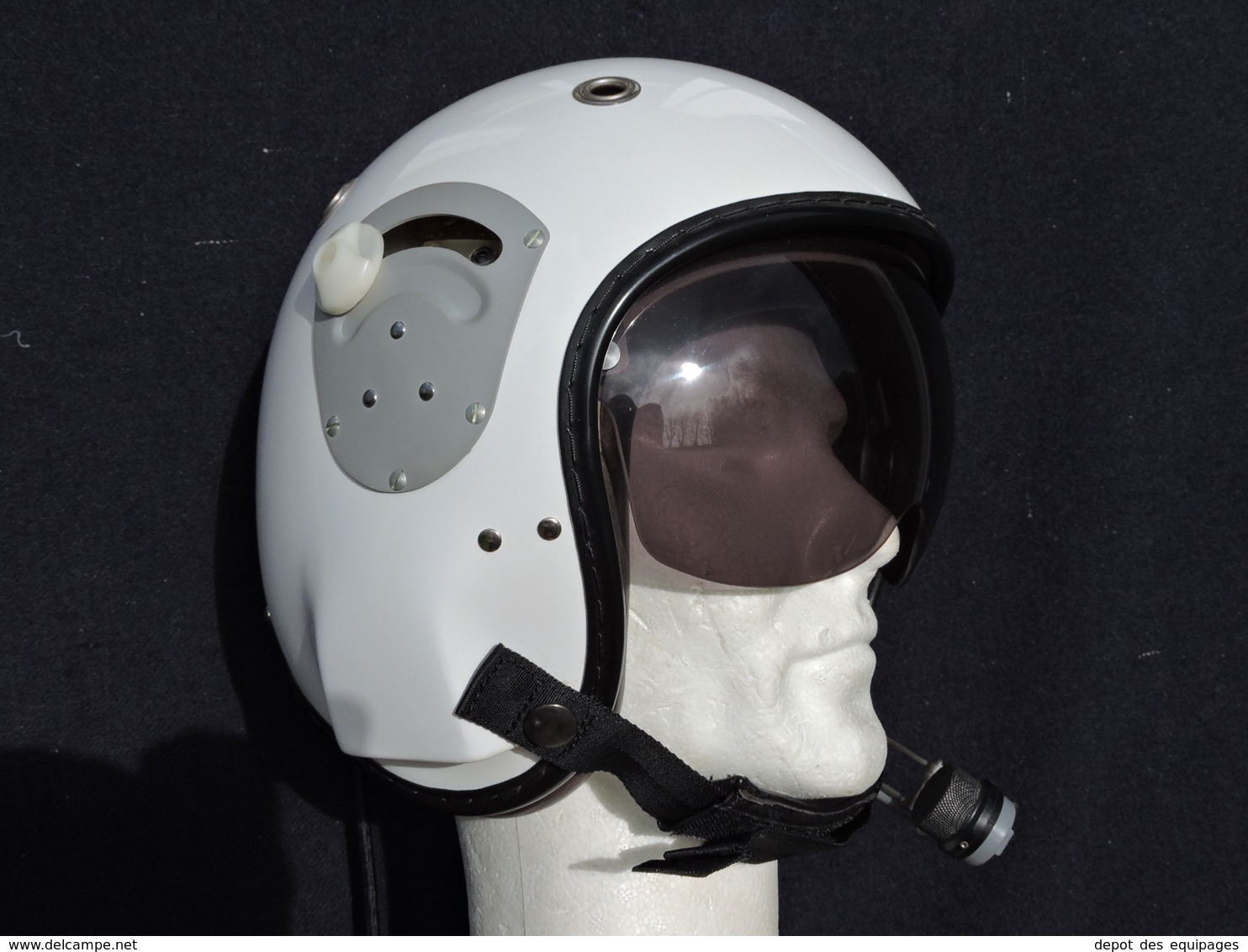 RARE CASQUE ARONAVALE MARINE - GUENEAU GENO  Modéle 459 - Daté 1985 - ETAT 100% NEUF + HOUSSE DE TRANSPORT - Helme & Hauben