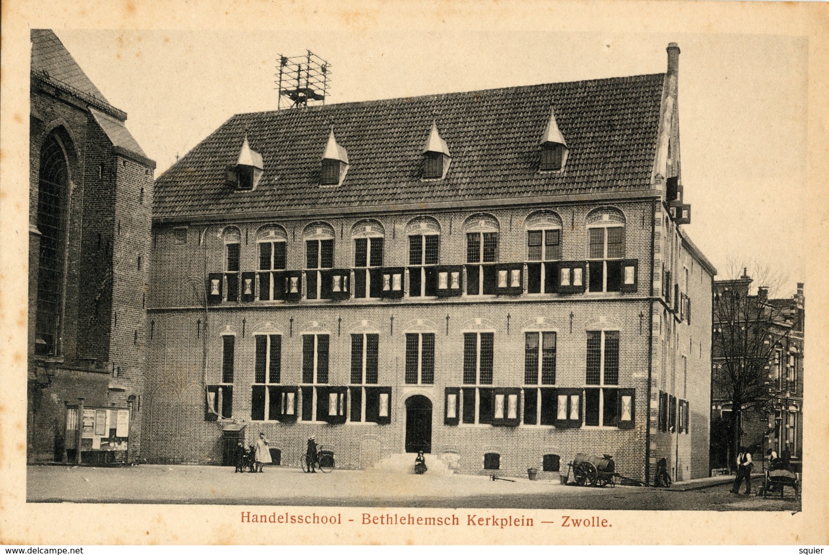 Handelsschool, Bethlehemsch Kerkplein - Zwolle