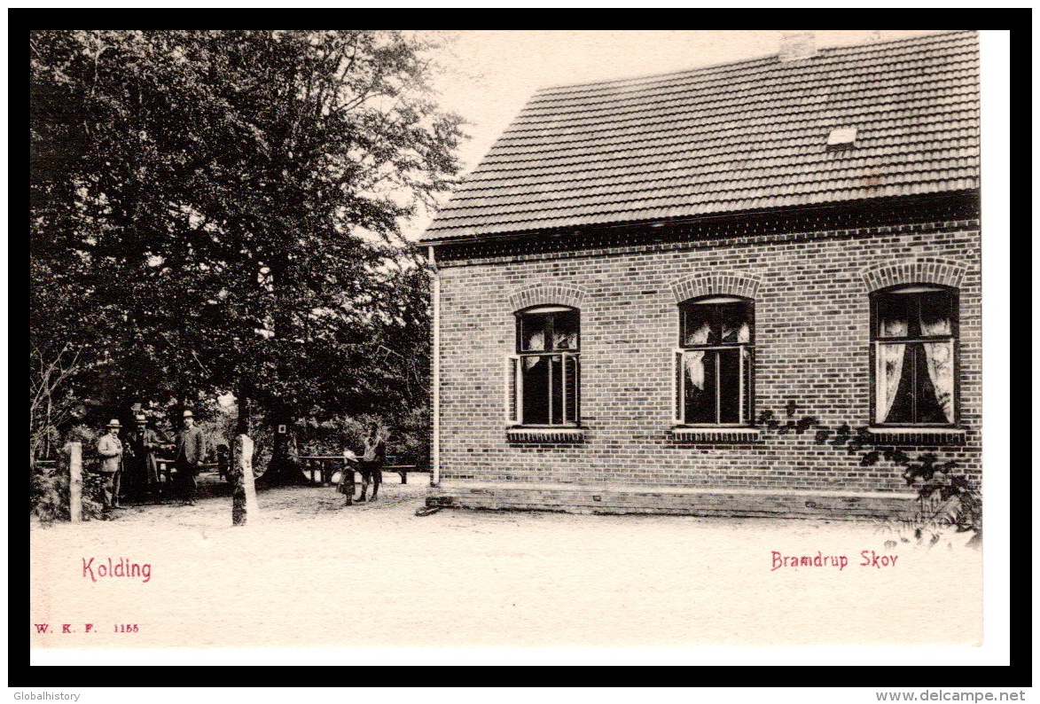 DD2602  DENMARKEN KOLDING BRANDRUP SKOY POSTCARD - Denemarken