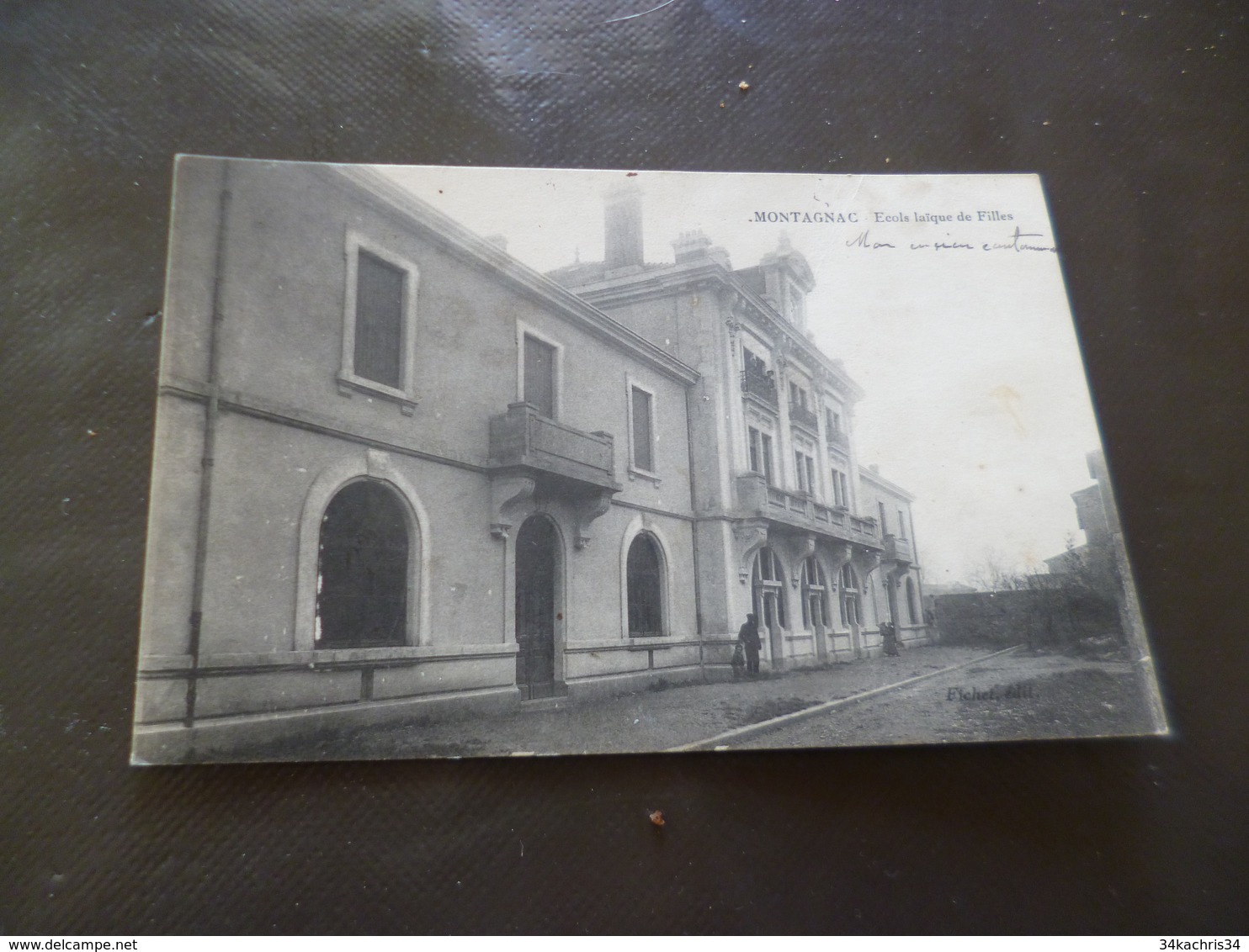 CPA 34 Hérault Montagnac  école Laïque De Filles TBE - Montagnac