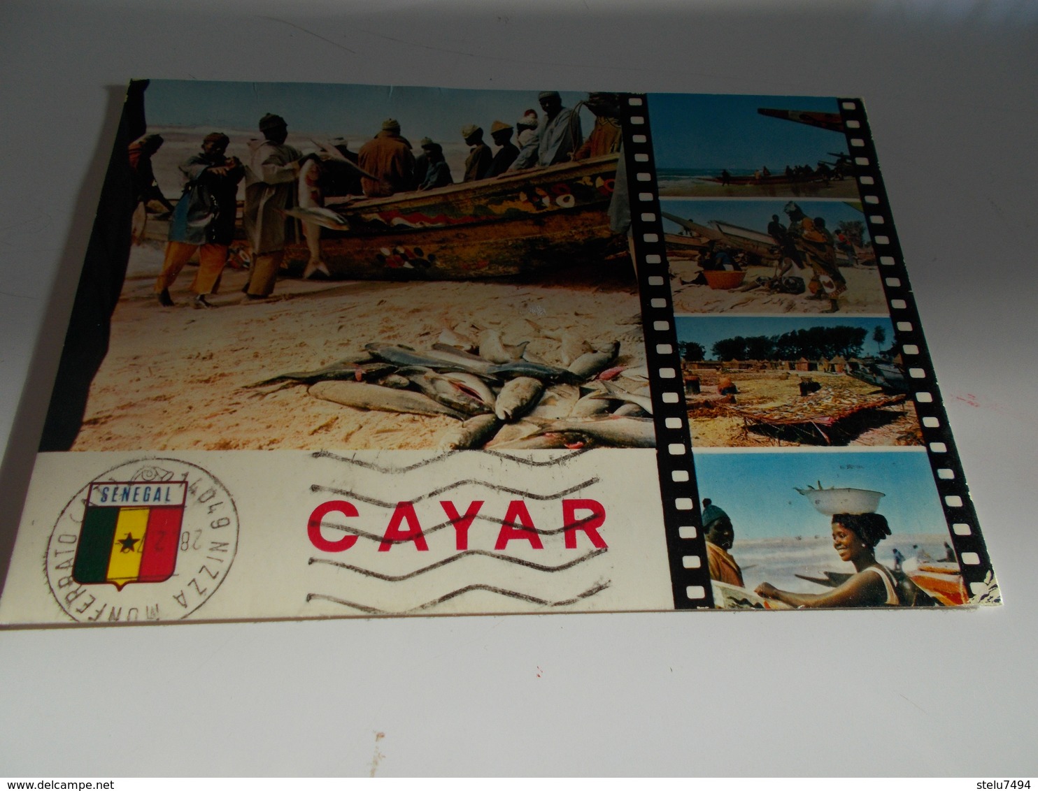 B676   Cayar Senegal Leggera Abrasione Al Retro - Senegal