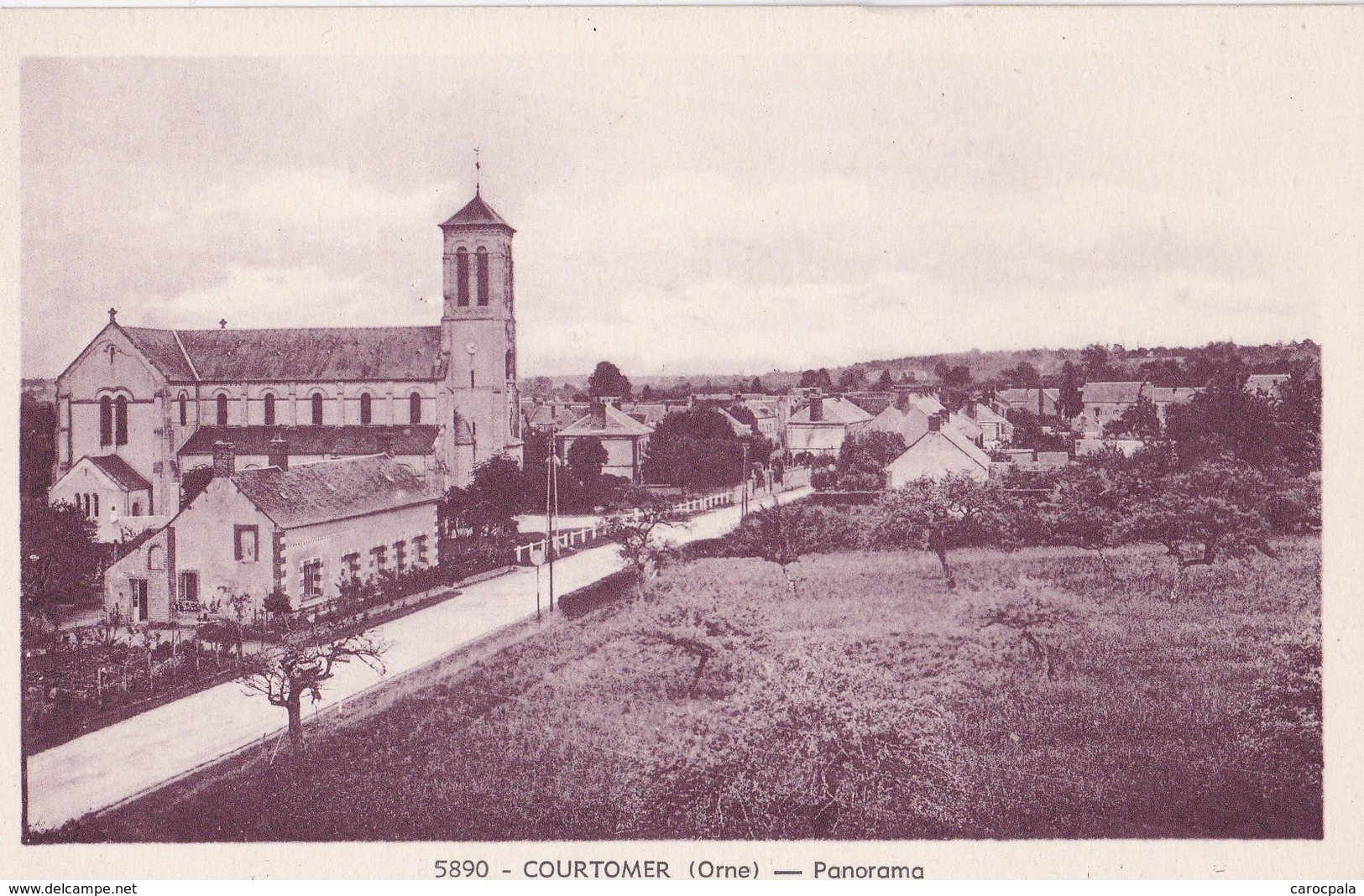 Carte 1930 COURTOMER / PANORAMA - Courtomer