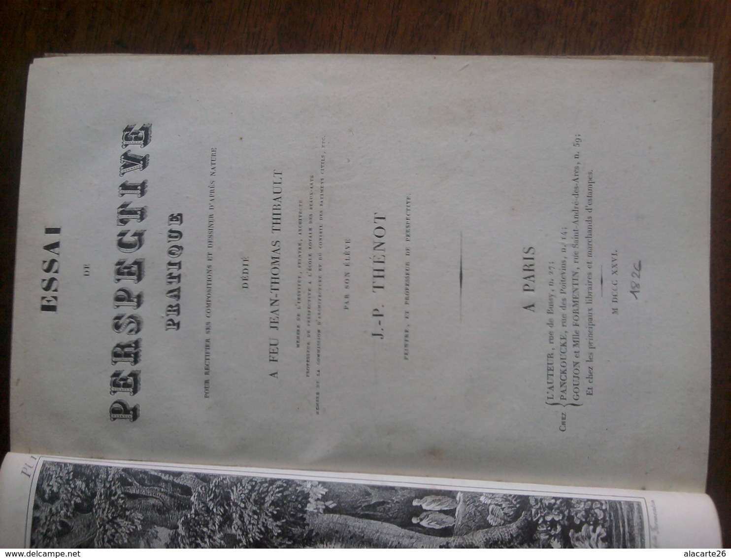 LIVRE : ESSAI DE PERSPECTIVE PRATIQUE - J.P. THENOT - 1801-1900