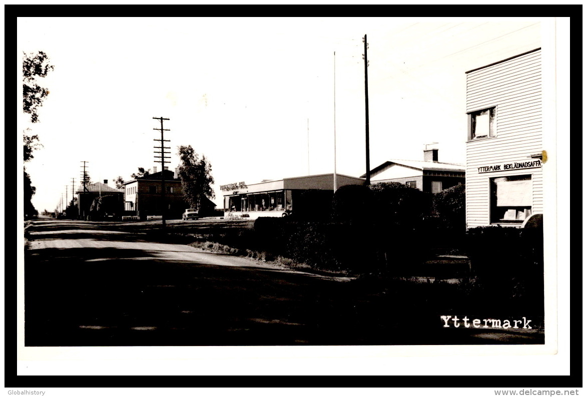 DD2586  FINLAND  YTTERMARK STREET SCENE RPPC - Finlande