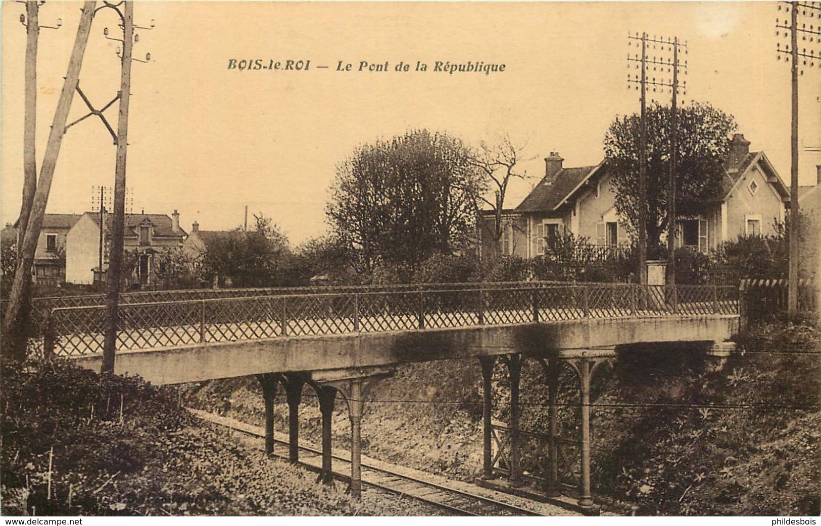 SEINE ET MARNE  BOIS LE ROI  Le Pont De La République - Bois Le Roi