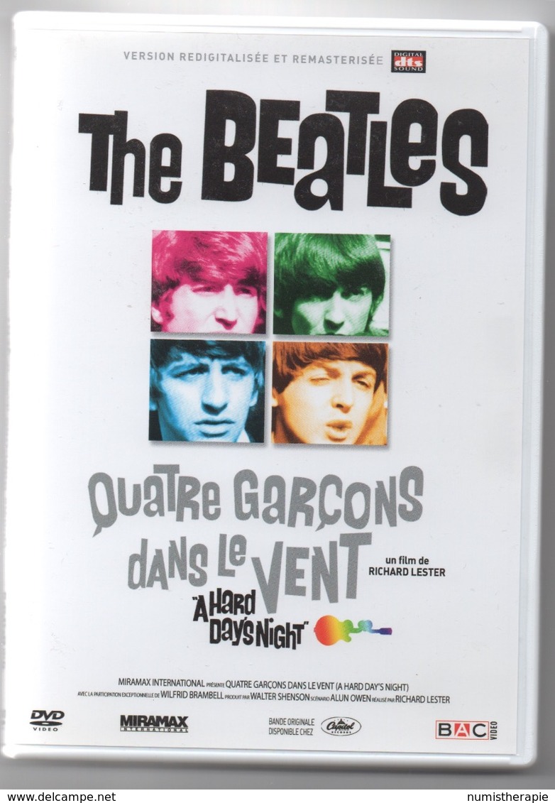 DVD Film The Beatles : A Hard Day's Night (Quatre Garçons Dans Le Vent) Sous Titre Français - Musik-DVD's