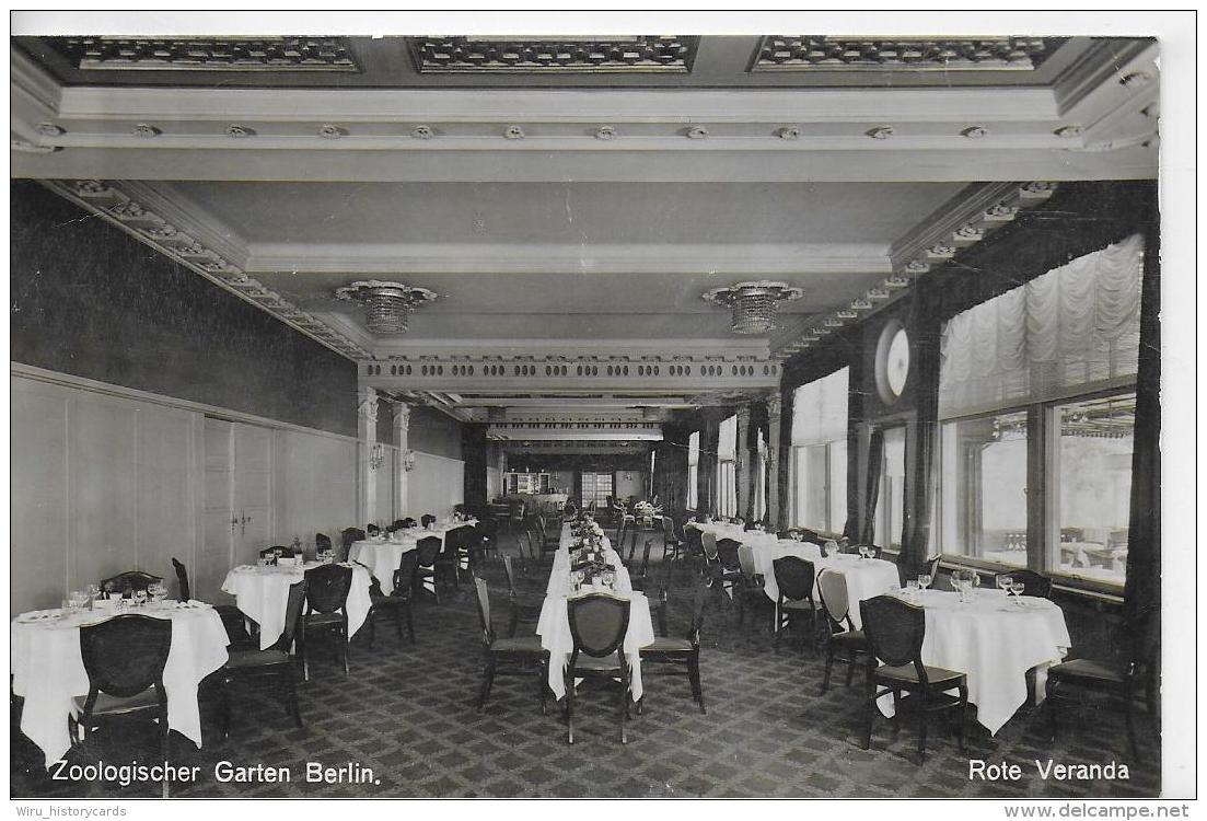 AK 0847  Berlin ( Zoologischer Garten ) - Rote Veranda / Top Feldpost Um 1942 - Tiergarten