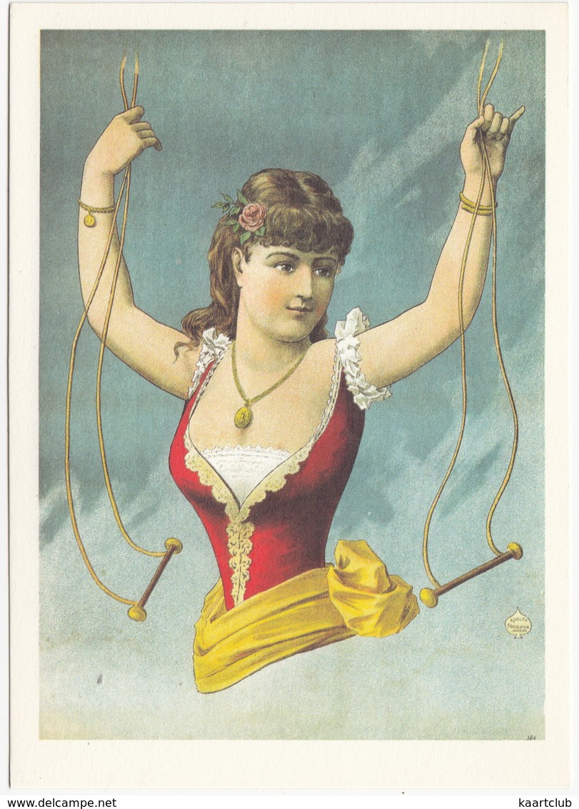 'Dame Ohne Unterleib' - ( Standard-Plakat Für Eine Schaustellungs-Zaubertheater-illusion 1892) - Andere & Zonder Classificatie