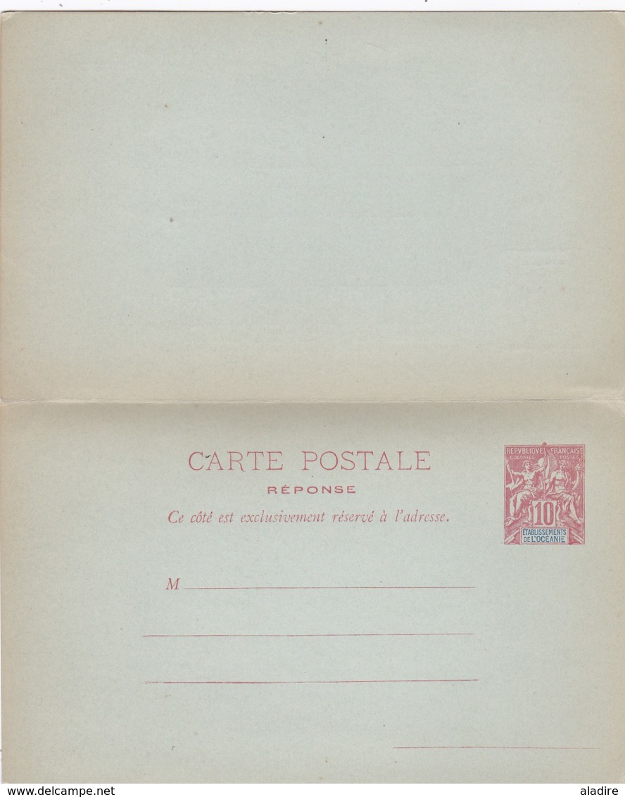 Entier Carte Postale 10 C  Avec Réponse Payée 6 ACEP - Non Utilisée - Neufs