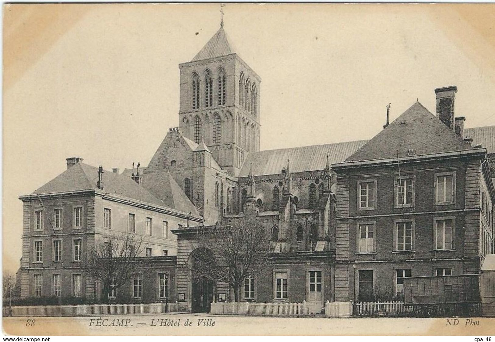 Seine Maritime : Fécamp, L'Hotel De Ville - Fécamp