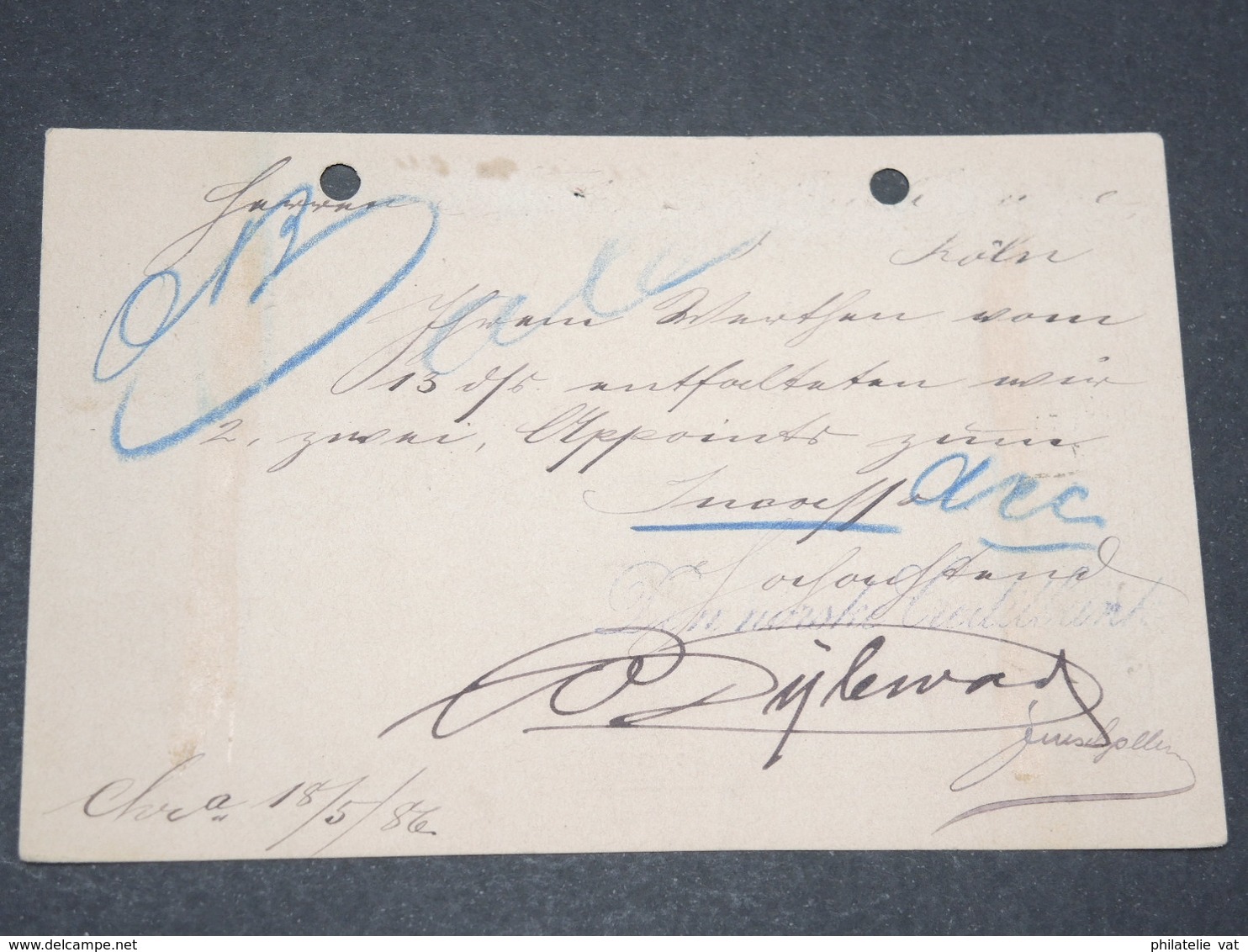 NORVEGE - Entier 10 Ore Pour Cologne Allemagne - 1886 - P 22585 - Postal Stationery