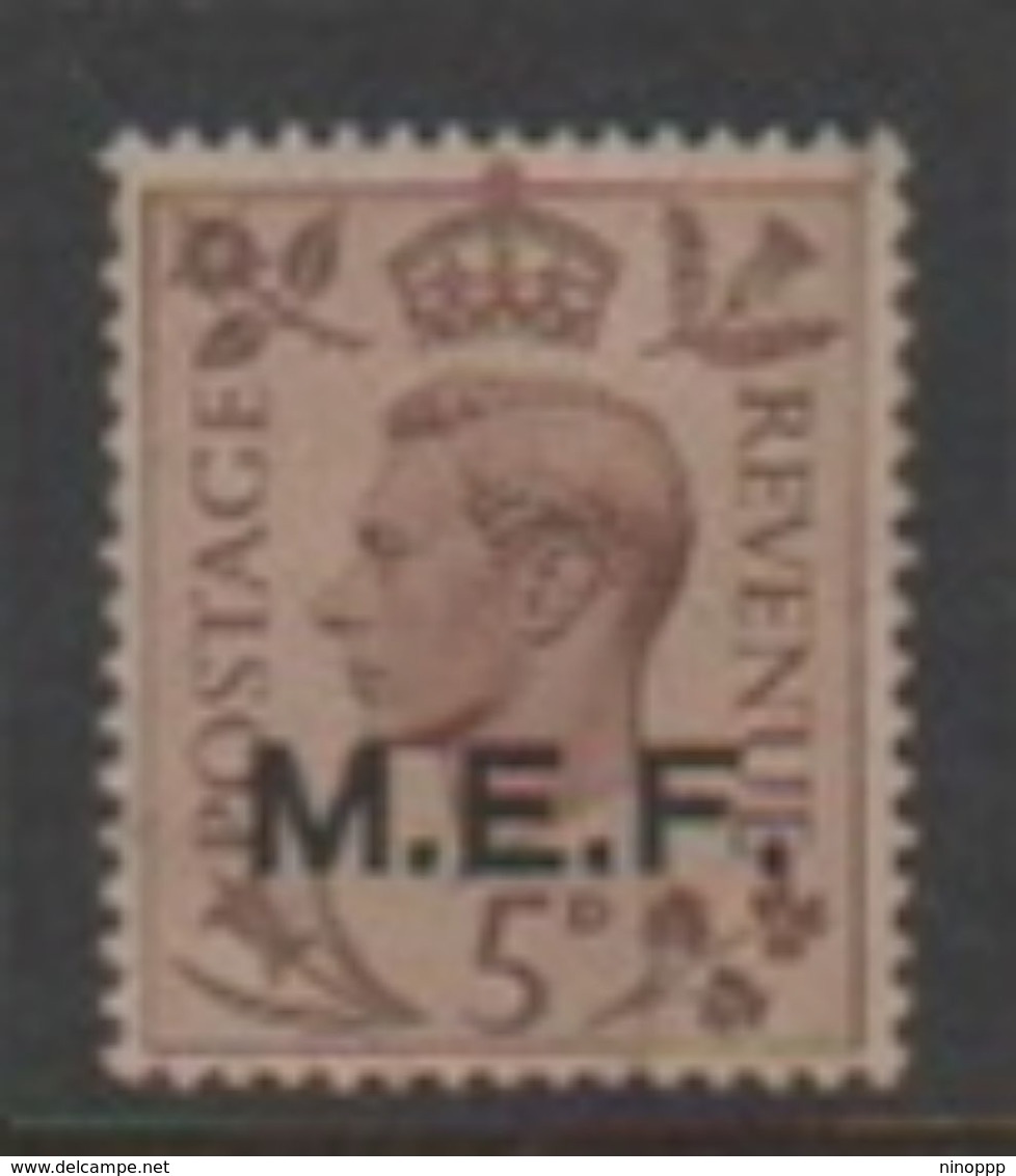 Italy-Occupied Colonies-British Occupation S 10 1943-47 British Stamps Overprinted MEF, Mint - British Occ. MEF