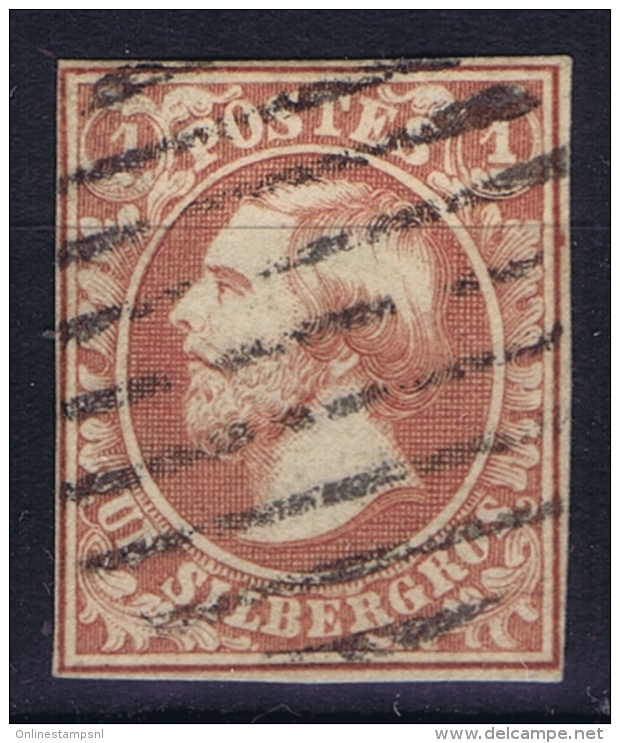 Luxembourg : Mi Nr 2 Obl./Gestempelt/used  1852 - 1852 Guillaume III