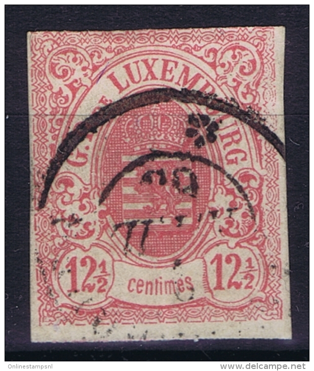 Luxembourg : Mi Nr 7 Obl./Gestempelt/used  1859 - 1859-1880 Coat Of Arms