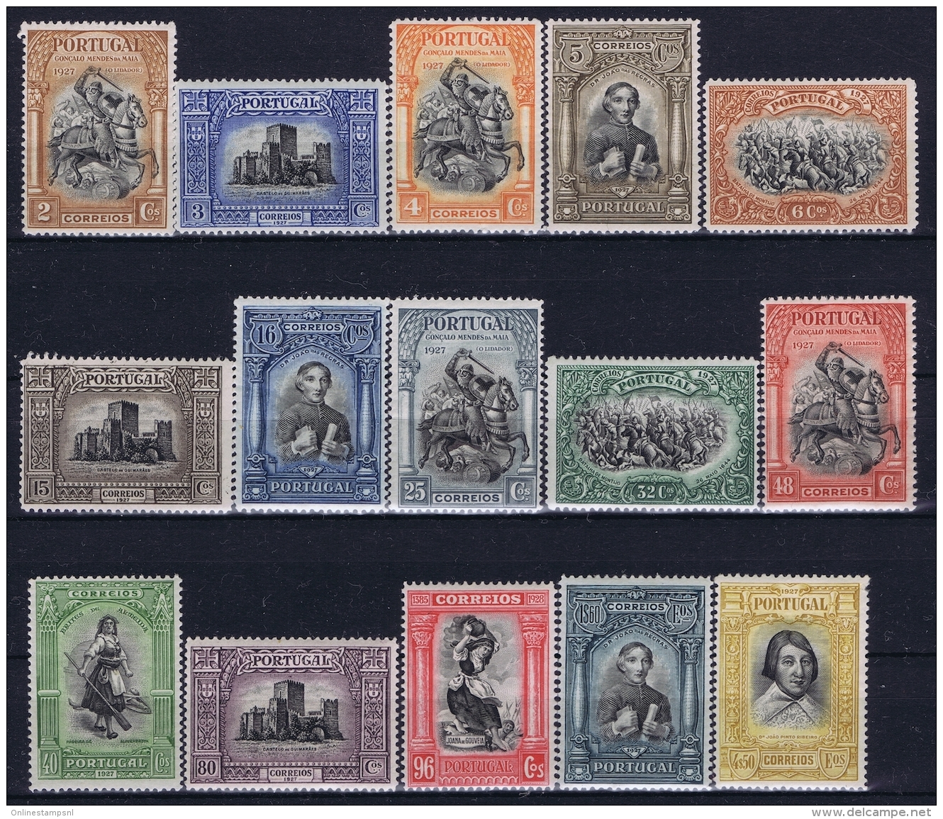 Portugal :  Mi 440 - 454  Postfrisch/neuf Sans Charniere /MNH/** And MH/* Flz/ Charniere 1927 - Nuevos