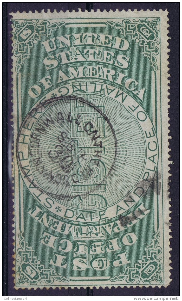 USA  Postoffice Department Date Of Mailing Seal - Dienstzegels