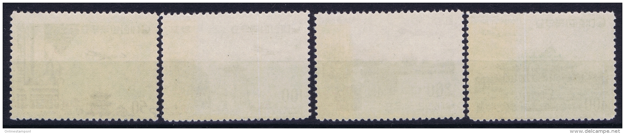 South Korea  Mi Nr 338 - 341 Postfrisch/neuf Sans Charniere /MNH/**  1961 Airmail Yv A 22 - 25 - Korea (Süd-)