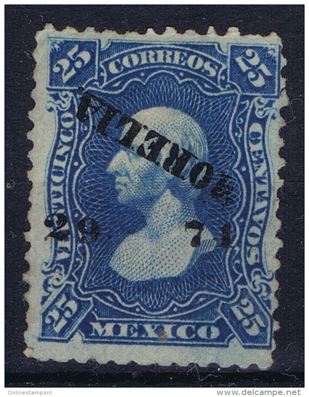 Mexico Mi Nr 104  Sc 109 With Inverted Surcharge Not Used (*) SG - Messico