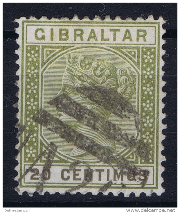 Gibraltar SG Nr 25  Mi 30a  Used 1889 - Gibraltar