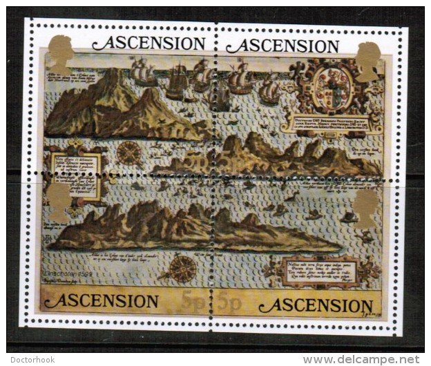 ASCENSION   Scott # 289** VF MINT NH SHEETLET. Of 4 LG-460 - Ascensión