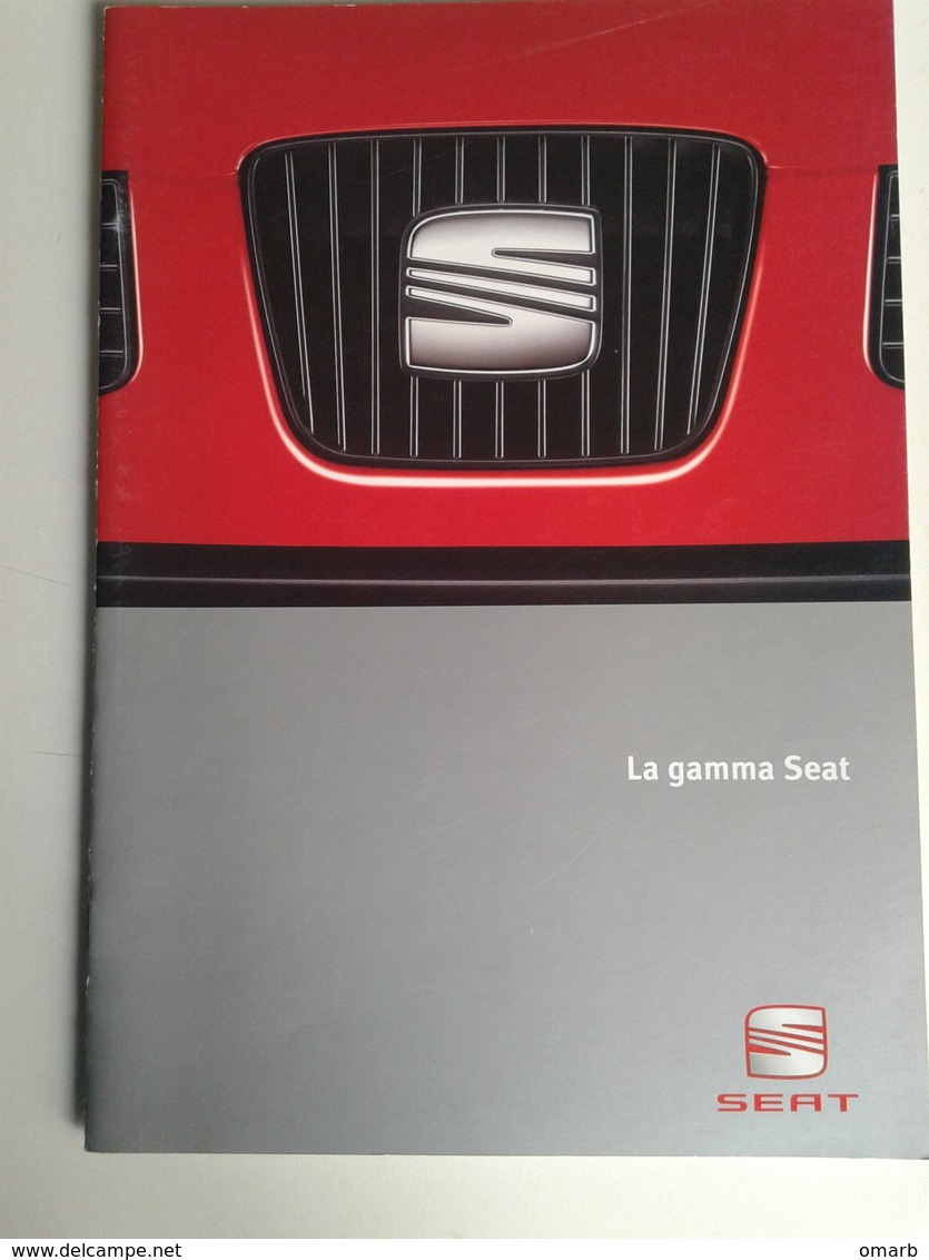 Dep049 Depliant Advertising Gamma Seat Spain Auto Car Motore Sport Engine Leon Ibiza - Automobili