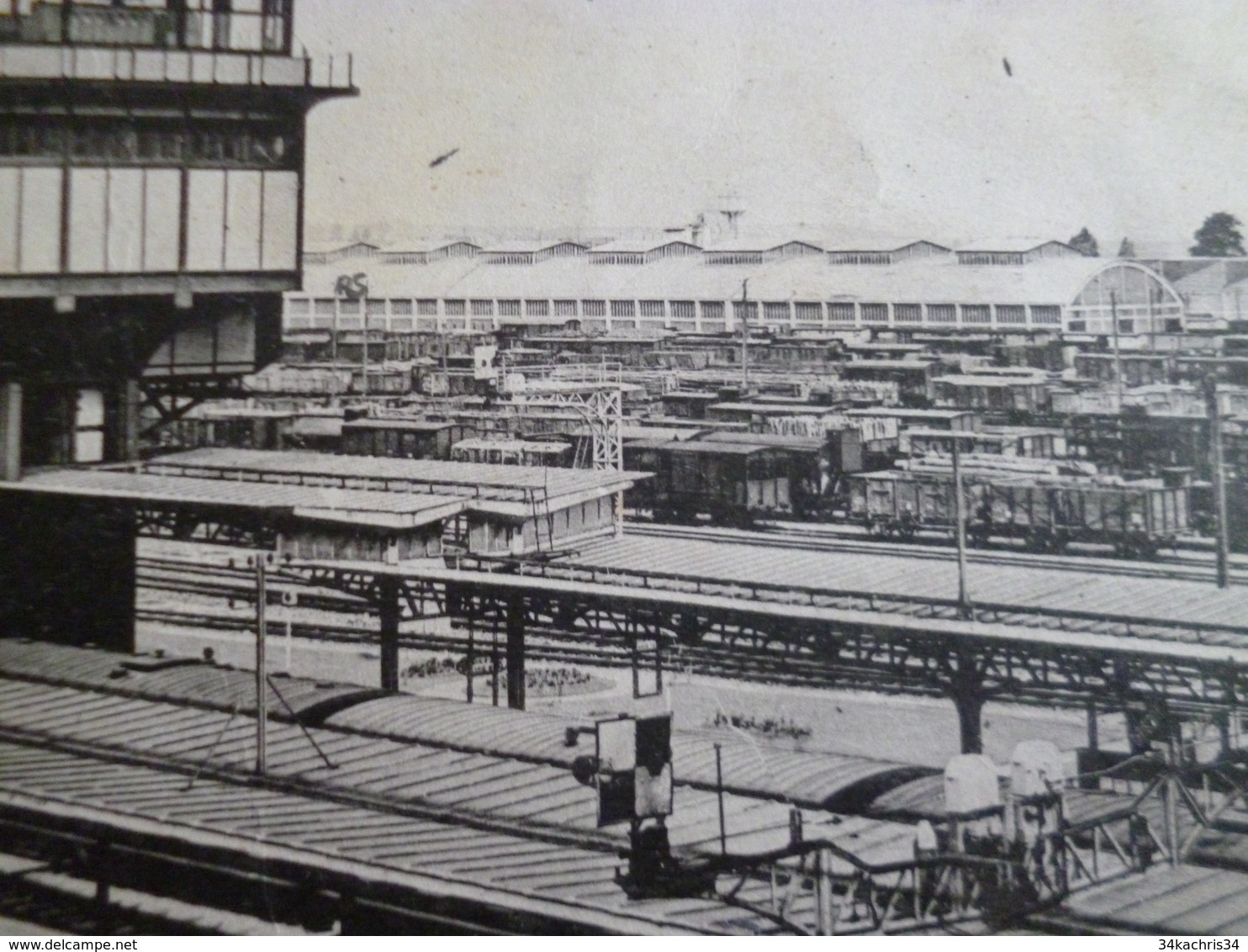 CPA 02 Aisne Laon Cablise électrique Mors Commandant L'aiguillage Et Les Signaux De La Gare - Laon