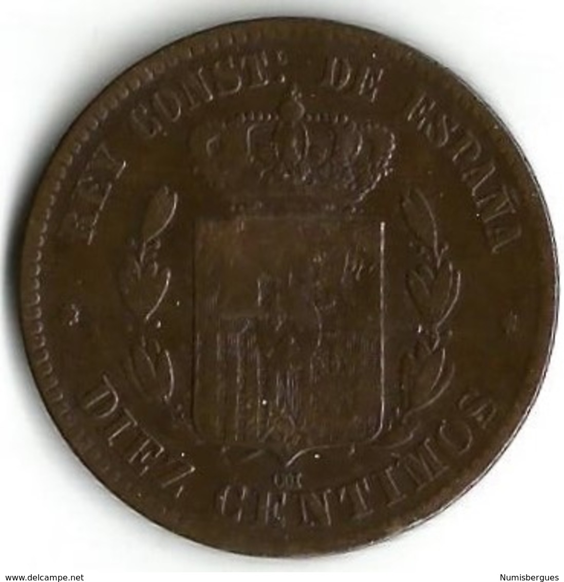 Pièce De Monnaie 10 Centimes 1878 (2) - Sammlungen