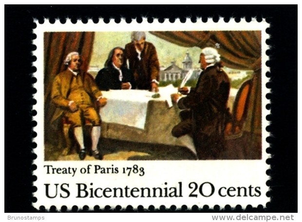 UNITED STATES/USA - 1983  TREATY OF PARIS  MINT NH - Nuovi