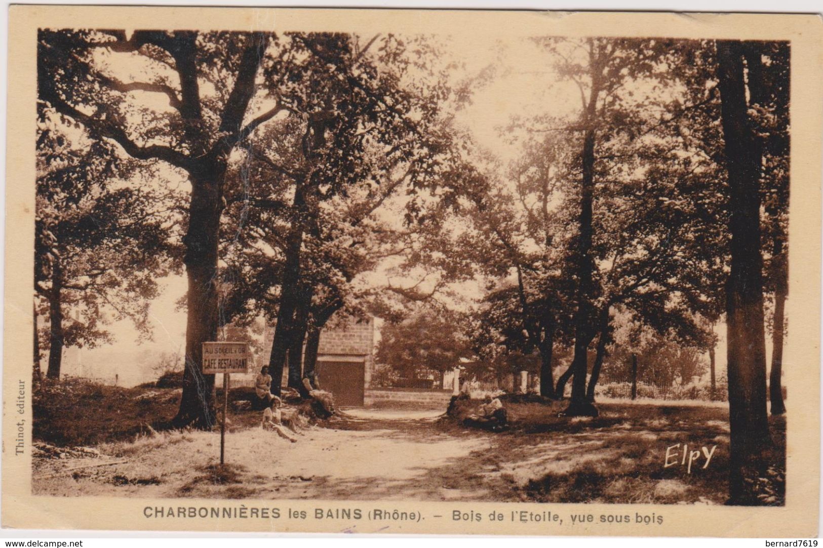 69  Charbonnieres Les Bains  Bois De L'etoile, Vu Sous Boise L'eglise - Charbonniere Les Bains