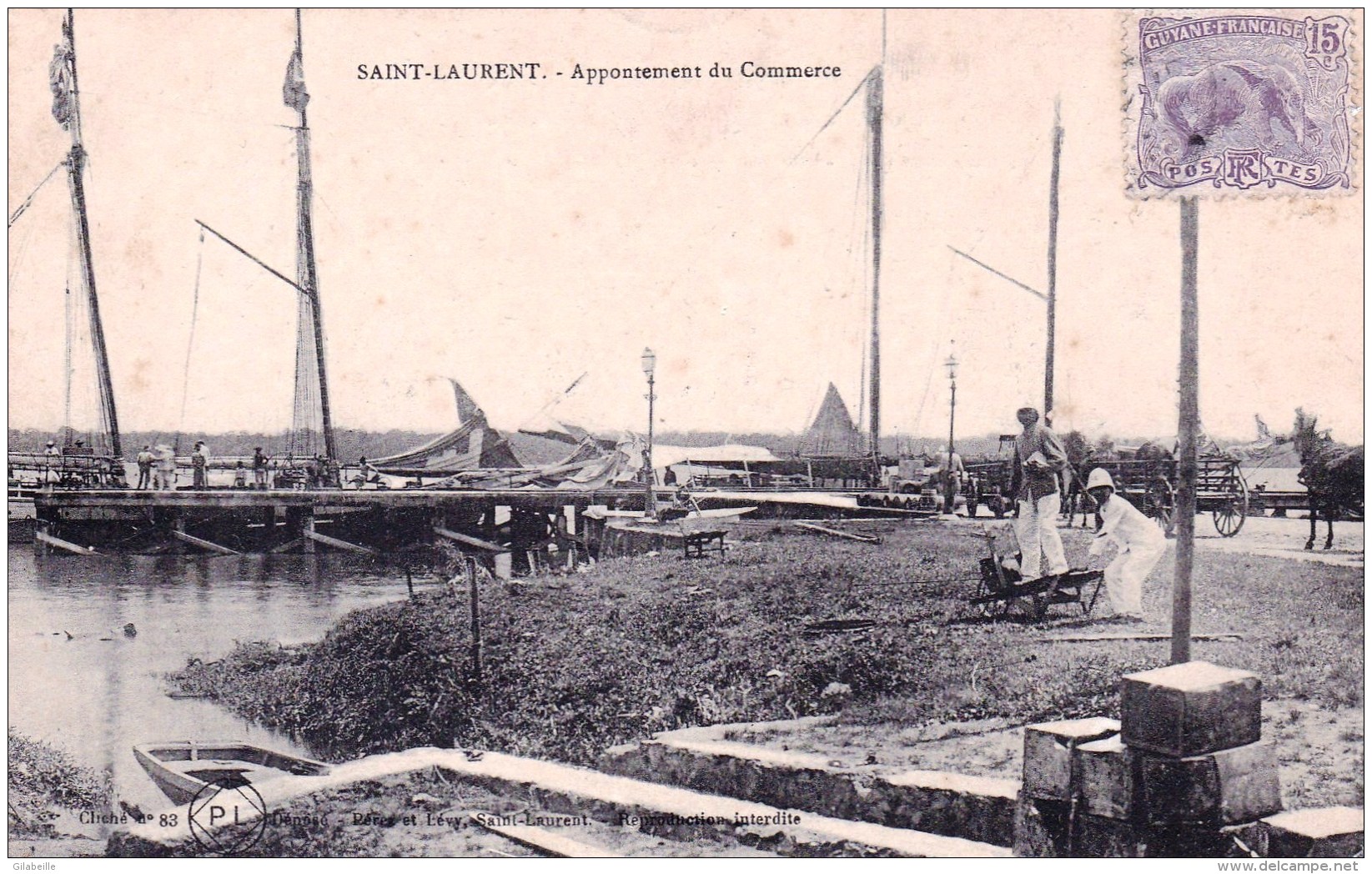 Guyane Francaise -  SAINT LAURENT Du MARONI -  Appontement Du Commerce - Saint Laurent Du Maroni