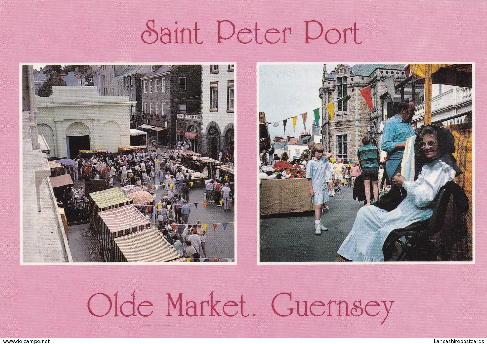 Postcard St Peter Port Olde Market Guernsey [ By A & J Wholesale ] My Ref B22236 - Guernsey