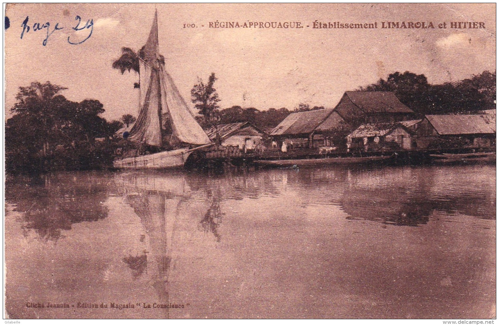 Guyane Francaise - REGINA - APPROUAGUE - Etablissement Limarola Et Hitier - Autres & Non Classés