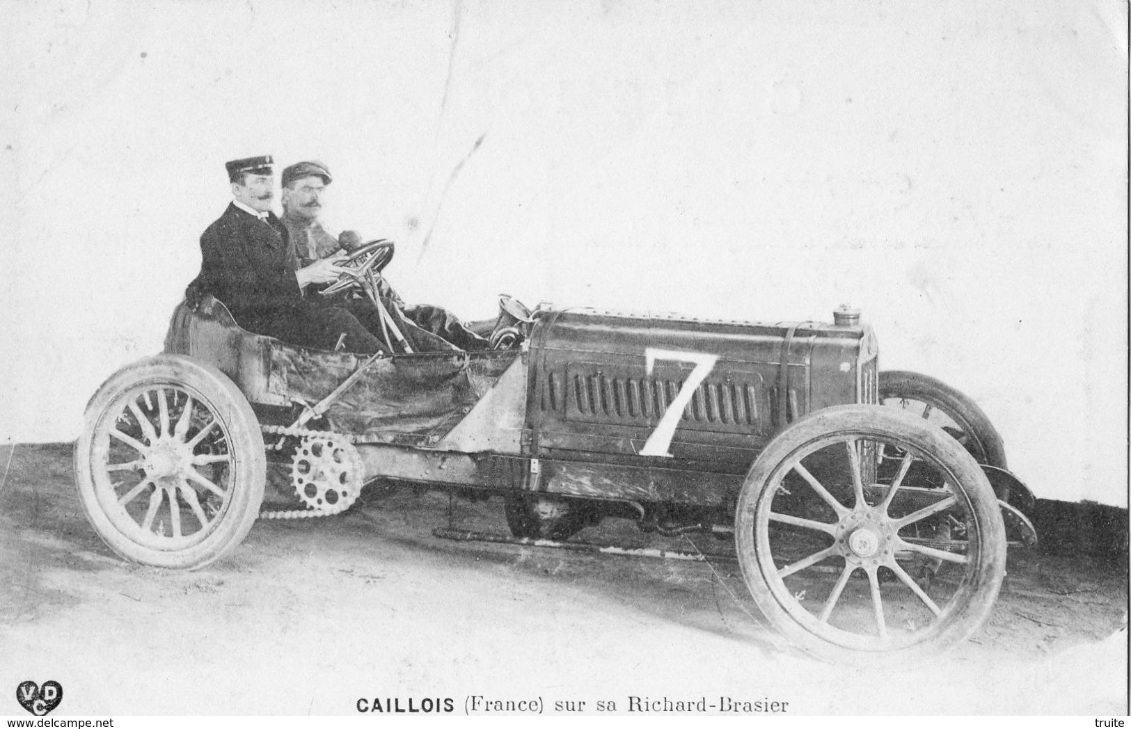 COUPE GORDON BENNETT 1905 PILOTE CAILLOIS   (FRANCE) SUR SA RICHARD-BRASIER - Otros & Sin Clasificación