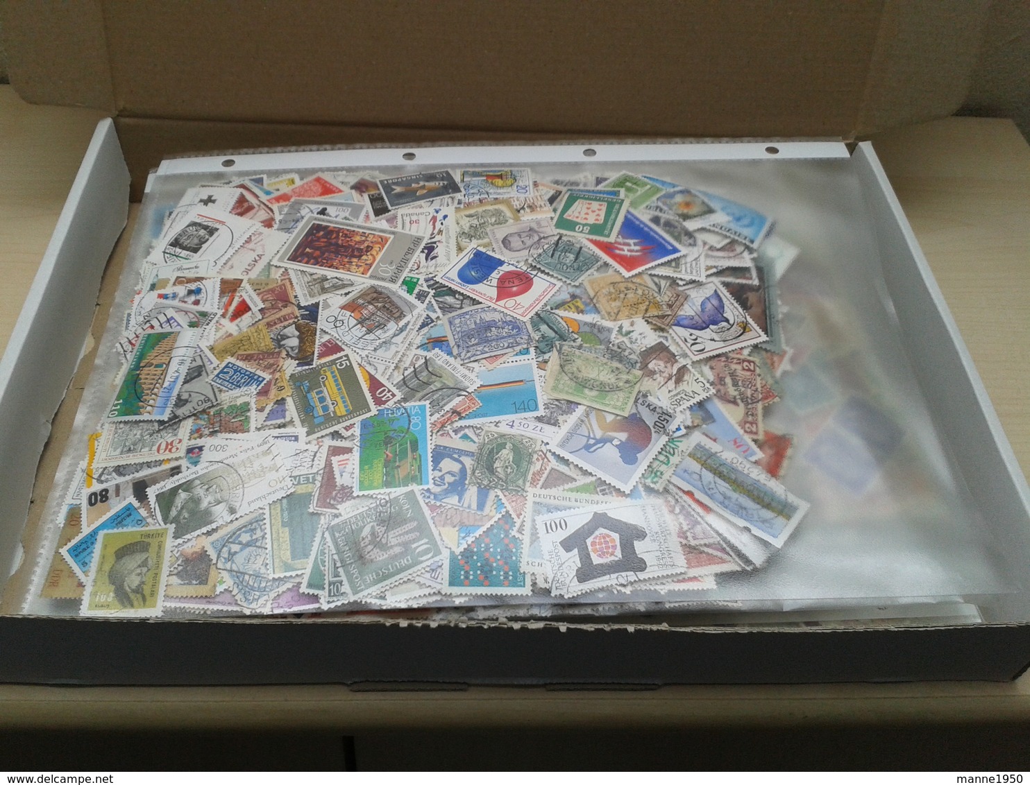 Karton Mit 1 Kg Kiloware BRD Sondermarken Ohne Papier Gestempelt Siehe Bilder - Vrac (min 1000 Timbres)