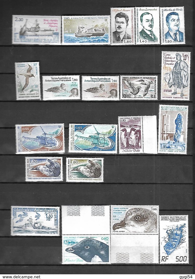 T.A.A.F  Poste   Cat Yt N° LOT      N** MNH - Collections, Lots & Series