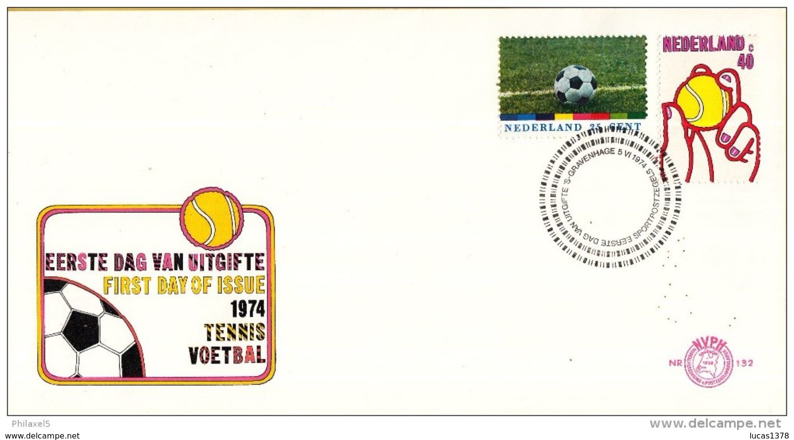 NEDERLAND 1974 NVPH FDC E132 - FDC