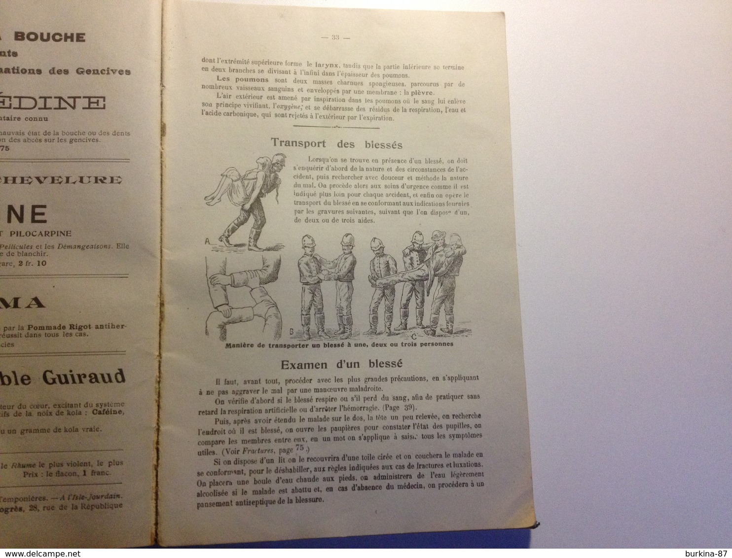 TOULOUSE, pharmacie du progrès,ALMANACH, 1910, Indicateur des chemins de fer, petit guide vétérinaire