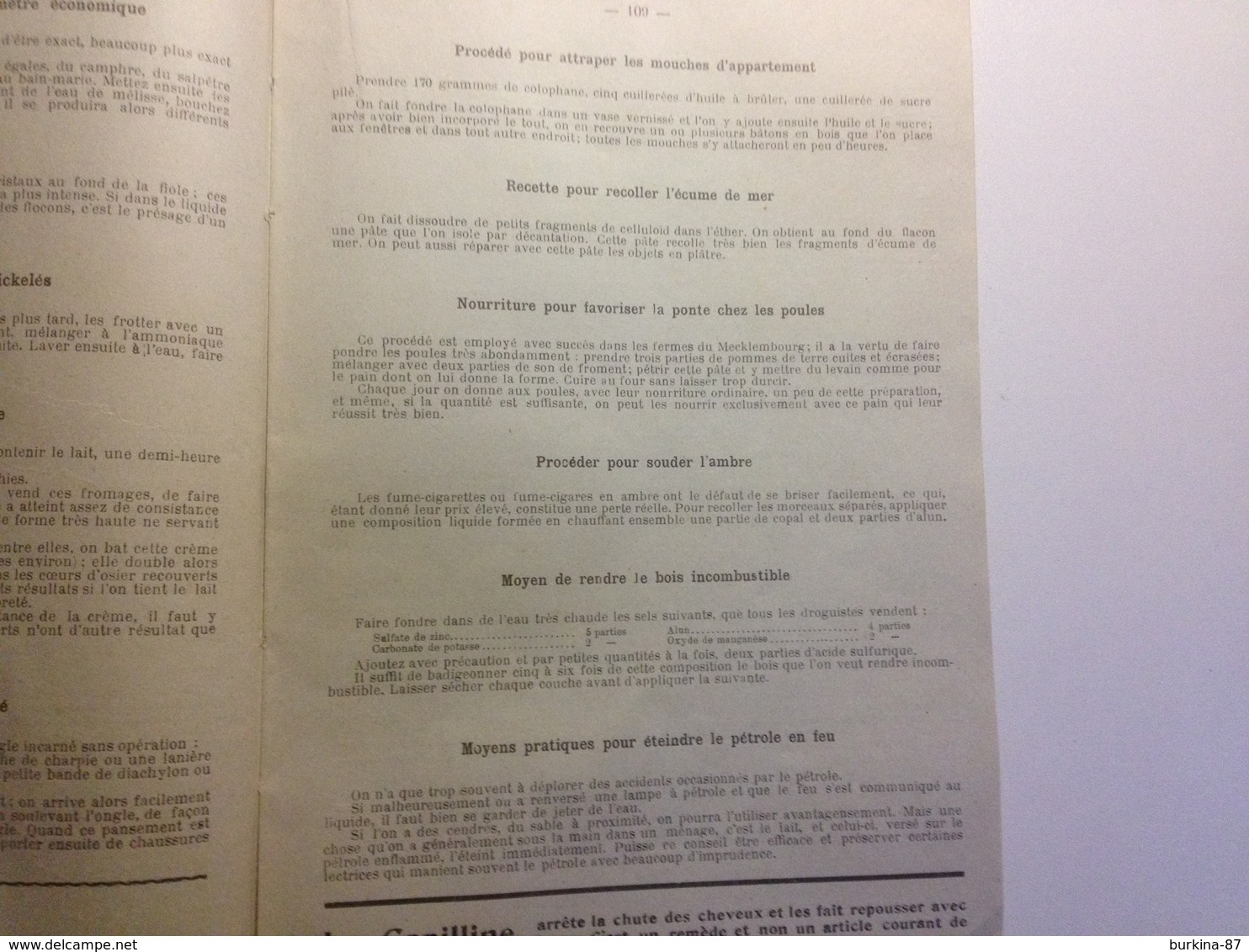 TOULOUSE, pharmacie du progrès,ALMANACH, 1910, Indicateur des chemins de fer, petit guide vétérinaire