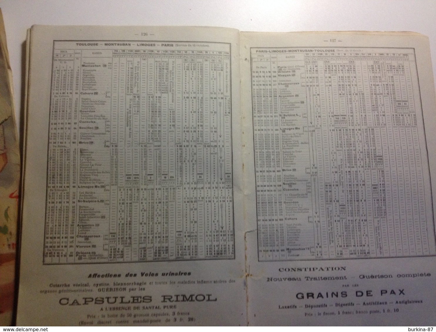 TOULOUSE, pharmacie du progrès,ALMANACH, 1910, Indicateur des chemins de fer, petit guide vétérinaire