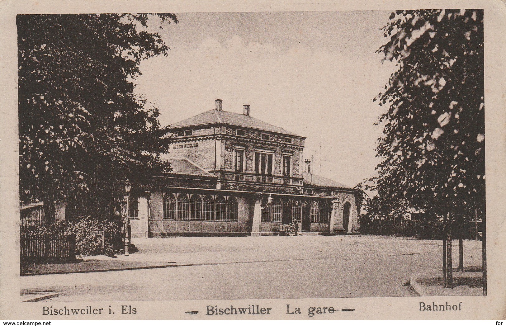 Bas Rhin : BISCHWILLER : La Gare - Bischwiller