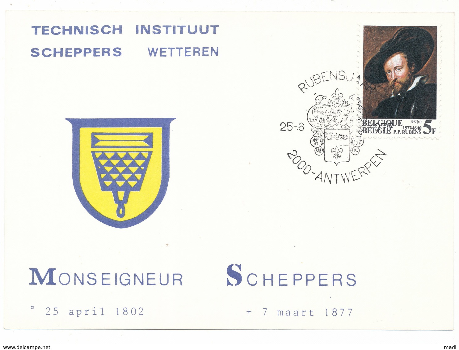 Wetteren  Scheppers - Rubensjaar Antwerpen - Cartes Postales 1951-..